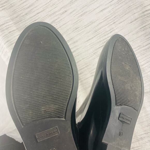 Marc Fisher Rainy2 Black Rubber Chelsea Boots Size 10 - Picture 8 of 9